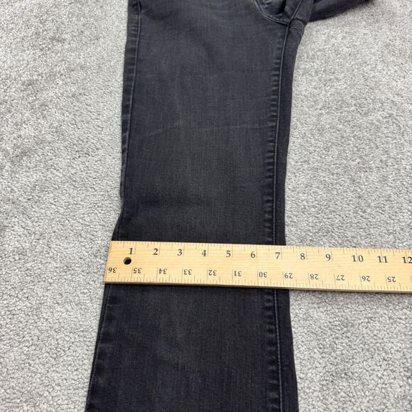 Levi's 315 Shaping Bootcut Denim Jeans Women 28 Black Mid Rise Stretch 28x33 - Picture 15 of 16